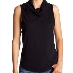 Free People Summer Thing Black Sleeveless Top, M